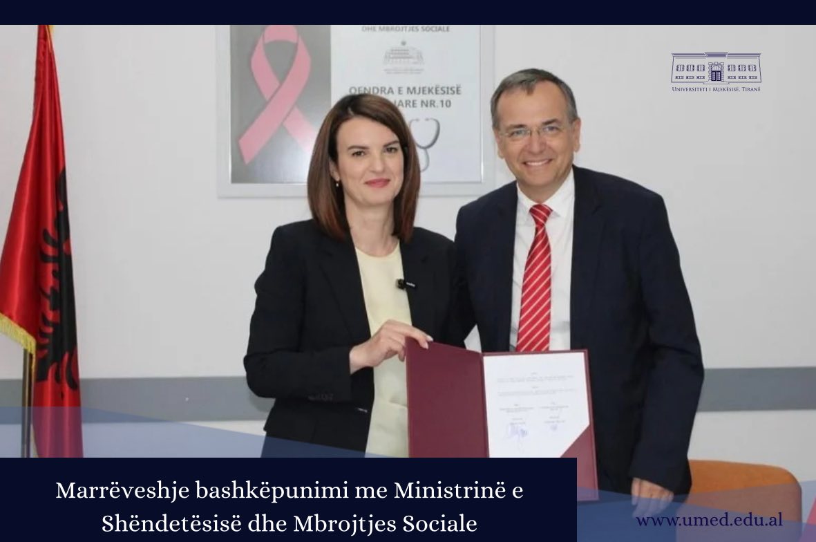 Marrëveshje bashkëpunimi me Ministrinë e Shëndetësisë dhe Mbrojtjes Sociale