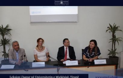 Leksion i hapur me temë “Financimi i Shërbimeve Shëndetësore”, nga znj. Eva Sarec