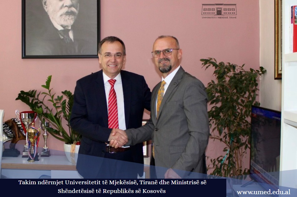 Takim i rëndësishëm ndërinstitucional në Universitetin e Mjekësisë, Tiranë Takim i rëndësishëm ndërinstitucional në Universitetin e Mjekësisë, Tiranë