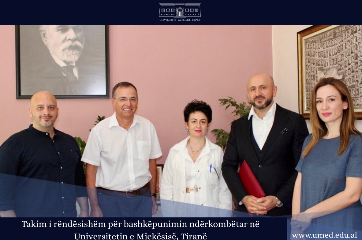 Takim i rëndësishëm për bashkëpunimin ndërkombëtar në Universitetin e Mjekësisë, Tiranë