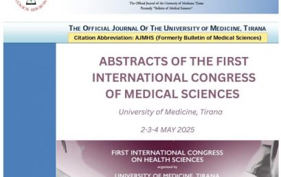 Abstraktet e Kongresit të Parë Ndërkombëtar të Shkencave të Shëndetit