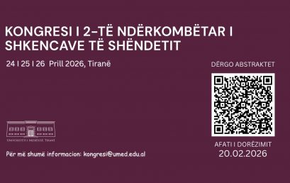 KONGRESI I 2-TË NDËRKOMBËTAR I SHKENCAVE TË SHËNDETIT